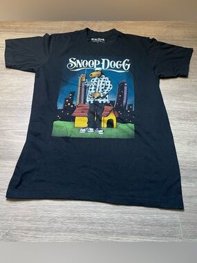 Joe Cool Snoop Dog Collection Cartoon Men’s Medium Graphic Tee T-Shirt